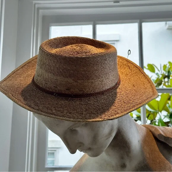 Sahuayo Legitimo straw hat size 59 or 7 3/8 - Picture 3 of 8